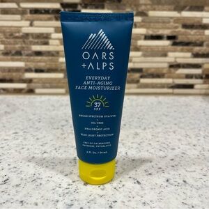 Oars + Alps SPF 37 Sunscreen and Everyday Anti Aging Face Moisturizer, 2 Fl Oz